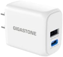 Gigastone 20 W USB C Dual Port Wall Charger Pack of 4 – Fast Charging Power Blocks for i Phone 16/15/14/13/12/11/SE/X/8, Samsung Galaxy Note, and Google Pixel – Compact Travel-Friendly Design for Enhanced Compatibility and Efficiency