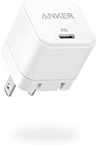 Dual Pack Anker 20 W USB-C Fast Charger with Foldable Plug – Ultimate Compact Travel Adapter for i Phone 16/15, Galaxy, Pixel, i Pad – Enhanced Power Delivery and Safety Features, Ideal for On-the-Go Charging Solutions