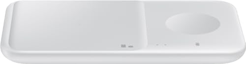 SAMSUNG Wireless Charger Duo 9 W – Fast Dual Device Charging Pad with USB-C, Optimized for Galaxy Phones & Qi-Compatible Accessories, Sleek Cordless Design for Home and Office Convenience, Effortless Power Boost for Busy Lifestyles