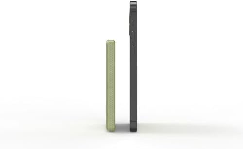 Ultra-Slim 5000 m Ah Magnetic Wireless Power Bank with Kickstand – Effortless Charging for i Phone & Android Devices, TSA-Approved Travel Essential with USB-C Fast Recharge and Safety Features for Ultimate Convenience