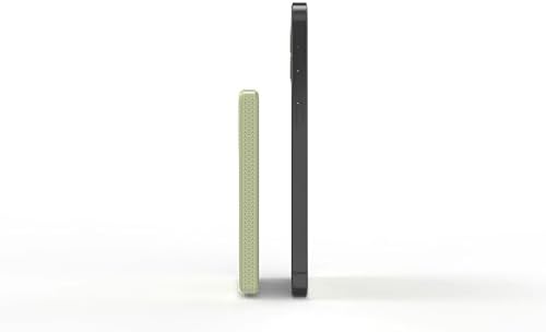 Ultra-Slim 5000 m Ah Magnetic Wireless Power Bank with Kickstand – Effortless Charging for i Phone & Android Devices, TSA-Approved Travel Essential with USB-C Fast Recharge and Safety Features for Ultimate Convenience