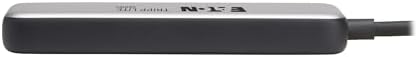 Tripp Lite 4-Port USB-C Hub – Lightning-Fast 10 Gbps Data Transfer, 100 W Power Delivery & Thunderbolt 3 Compatibility – Ultimate Travel-Friendly Connectivity for Professionals – Easy Plug-and-Play Setup with 3-Year Warranty Included