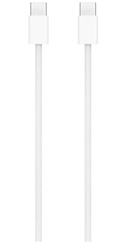 High-Speed USB-C to USB-C Charging Cable – 1 Meter (3.3 ft) Tangle-Free Data Transfer Solution with Universal Compatibility for Smartphones, Tablets, and Laptops – Fast Charging and Durable Design in Sleek White Finish