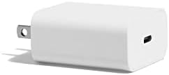 Google 30 W USB-C Fast Charger – High-Efficiency Compact Wall Adapter for Pixel Phones & Universal USB-C Devices – Eco-Friendly Design with Superior Safety Features for Quick, Reliable Power Delivery