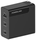 Power Up Anywhere: 100 W USB-C Ga N III 3-Port Fast Charging Station – Compact, Portable Laptop Adapter for Mac Book Pro/Air, i Pad Pro, Galaxy S23, Dell XPS 13 & i Phone 16/15/Pro – Ultimate Multi-Device Charger with Rapid Charging Efficiency and Foldable Design