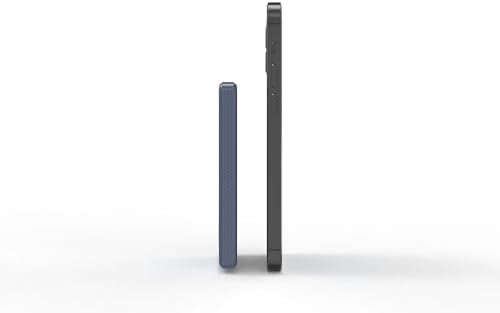 Ultra-Slim 5000 m Ah Magnetic Wireless Power Bank with Kickstand – Effortless Charging for i Phone & Android Devices, TSA-Approved Travel Essential with USB-C Fast Recharge and Safety Features for Ultimate Convenience