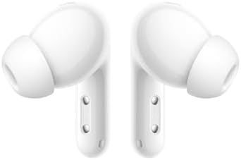 Xiaomi Redmi Buds 6: Cutting-Edge Dual Mic Bluetooth Earbuds with 49 d B Active Noise Cancellation, LDAC Audio Streaming, and Rapid Pairing – 42 Hours of Immersive Sound Quality for All Bluetooth Devices in Elegant Cloud White Finish