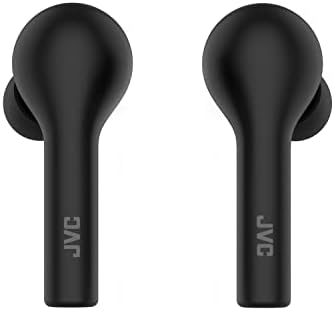JVC Marshmallow+ True Wireless Earbuds – Premium Sound with Low Latency & Touch Control – Bluetooth 5.0 for Instant Connectivity – Up to 30 Hours of Playtime – Sleek Black Design for Active Lifestyles – Ideal for Commuting, Fitness, and Home Enjoyment