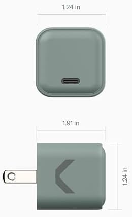Core 65 W Ga N Fast Charger – Dual USB-C & USB-A Power Adapter for Ultimate Device Compatibility, Rapid Charging for Mac Book, i Phone 16/15/14/13/12/11, i Pad, Galaxy S24/S23 Ultra, and USB-C Laptops – Travel-Friendly Design for On-the-Go Charging Solutions