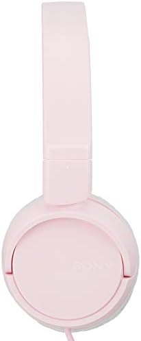 Sony MDR-ZX110-P Pink Foldable On-Ear Headphones – Lightweight Comfort with Enhanced 30 mm Dynamic Sound for Music Lovers on the Go