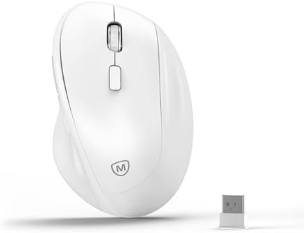 Revolutionize Your Workspace with the Green Ergonomic Wireless Mouse – Superior Vertical Design for Ultimate Comfort, Silent Clicks for Distraction-Free Focus, Long-Lasting Battery Life Powered by 1 AA Battery, Precision Control Up to 1600 DPI with USB Receiver Compatibility for PCs, Laptops, and Desktops