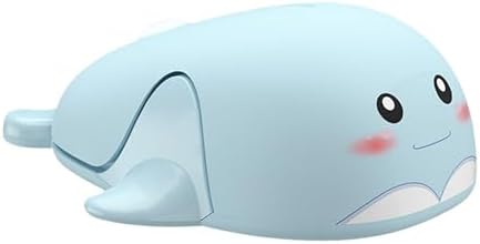 Adorable CHUYI Hamster Wireless Silent Mouse – 1200 DPI Lightweight Cordless Computer Mouse for Kids, Perfect Gift for Home, School & Travel – Fun & Functional Design in Light Blue