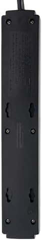 Tripp Lite 6-Outlet Surge Protector Power Strip with 6 ft Cord – 900 Joules of Protection for Home Office & Entertainment Systems, Versatile Connectivity, and Enhanced Safety Features