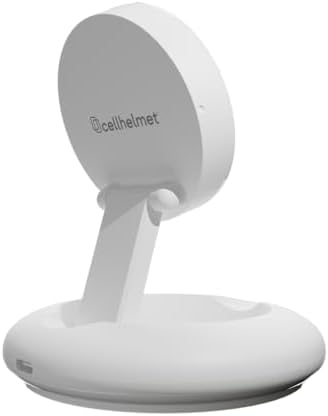 cellhelmet 15 W Magnetic Fast Wireless Charger Stand – Seamless Mag Safe Compatible Dock for i Phone 16/15/14/13/12 & Qi2 Samsung – Effortless Charging with Enhanced Speed and Safety Features