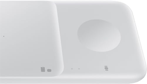 SAMSUNG Wireless Charger Duo 9 W – Fast Dual Device Charging Pad with USB-C, Optimized for Galaxy Phones & Qi-Compatible Accessories, Sleek Cordless Design for Home and Office Convenience, Effortless Power Boost for Busy Lifestyles