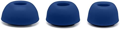 Upgrade Your Sound Experience with WC Tip Z Memory Foam Ear Tips for Air Pods Pro | Enhanced Comfort, Superior Noise Isolation, and Quick Foam Rebound | Perfect Navy Blue Fit for Charging Case | Ideal for Audiophiles and Active Users