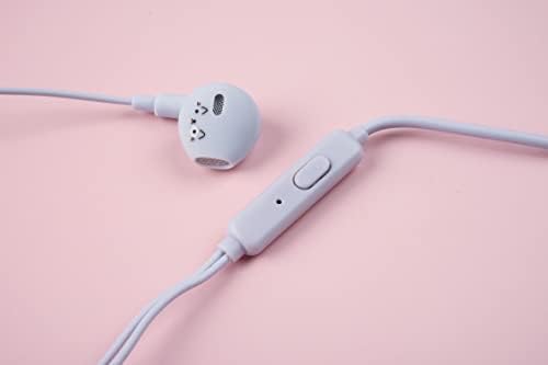 Qear Fun Donut Earbuds for Kids – Charming Wired Headphones with Integrated Microphone and Adorable Donut Storage Case, Ideal for Young Music Lovers and On-the-Go Adventures – Superior Sound Quality and Comfort for All-Day Listening