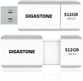 GIGASTONE 16 GB Dual Flash Drive Pack – Ultra-Fast 2-in-1 USB 3.2 Gen 1 with Type-A & Type-C Connectors for Seamless Data Transfer Across Smartphones, PCs, Macs, and More – Plug & Play Design with 100 MB/s Speed and Compact Cap for Easy Portability – Perfect for Students and Professionals