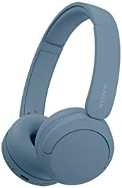 Sony WH-CH520 Wireless On-Ear Headphones – 50-Hour Battery Life for All-Day Listening, Quick Charge for 60 Minutes of Playback in Just 5 Minutes, Integrated Microphone for Effortless Calls, USB-C Charging for Fast Replenishment, Ergonomic Design for Ultimate Comfort – Ideal for Busy Professionals and Music Lovers in Stylish Black Finish