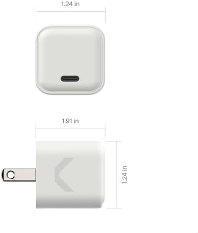Core 65 W Ga N Fast Charger – Dual USB-C & USB-A Power Adapter for Ultimate Device Compatibility, Rapid Charging for Mac Book, i Phone 16/15/14/13/12/11, i Pad, Galaxy S24/S23 Ultra, and USB-C Laptops – Travel-Friendly Design for On-the-Go Charging Solutions
