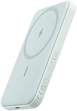 Anker 621 Mag Go Wireless Power Bank – 5,000 m Ah Magnetic Portable Charger for i Phone 12 to 16 Series, Compact Design with USB-C Cable, Fast Mag Safe Charging Solution for On-the-Go Power Needs