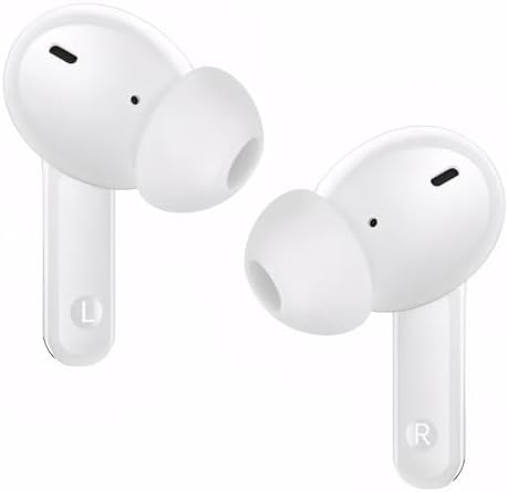 realme T110 AI ENC Noise Cancelling Wireless Earbuds – Ultra-Lightweight In-Ear Headphones with 10 mm Dynamic Bass for Heavy Sound, 38-Hour Playtime & Rapid Wireless Charging, Bluetooth 5.4 for Effortless Connectivity, IPX5 Waterproof for Active Lifestyles in Pop White – Ideal for Music Enthusiasts and Daily Commuters