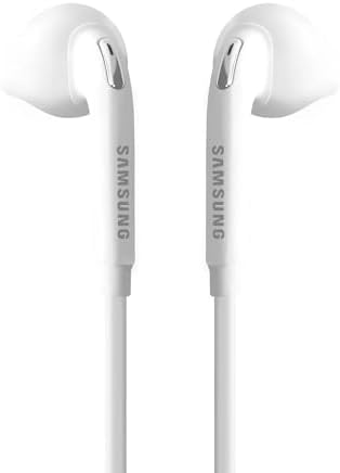 SAMSUNG Premium Wired 3.5 mm Headset (2 Pack) – White In-Ear Headphones with Built-in Microphone, Volume Control & Call Management for Galaxy S6 Edge+, S5, Note 5/4 – Enhanced Sound Quality & Seamless Compatibility for Daily Use