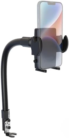 Universal Fit Arkon Mount for Cars and Trucks | Flexible Gooseneck Phone Holder for Seamless Navigation | Tool-Free Installation | Ideal for i Phone, Galaxy, Note and More | Ultimate Safety Accessory for Drivers | Compact & Sturdy Design for Enhanced Visibility and Convenience