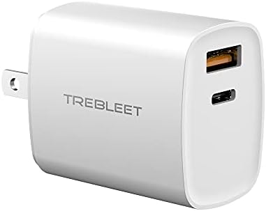 Ultra-Slim 35 W Dual-Port USB-C Power Adapter – PD 3.0 & QC 3.0 Compatible Fast Charger for i Phone 15 Pro, Samsung Galaxy S24/S23 Series, Pixel 8 Pro & More – Travel-Ready Design for Rapid Charging at Home or Office