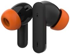 AGM Buds 3: Cutting-Edge True Wireless Bluetooth Earbuds with Advanced Noise Cancellation, 20-Hour Extended Battery Life, and Superior Call Clarity – Stylish Black & Orange Design for Unmatched Audio Experience and Seamless Connectivity