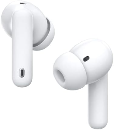 Elevate Your Listening Experience with Premium Wireless Earbuds Featuring Advanced Active Noise Cancelling – IPX7 Waterproof Bluetooth Headphones for Seamless i Phone & Android Connectivity – Ergonomically Designed In-Ear Fit with Touch Control & Portable Charging Case – Perfect for Music, Gaming, and Calls in Any Environment (White)