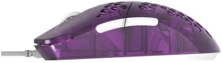 Gwolves Hati HTS Ultralight Honeycomb Wired Gaming Mouse – 48 g Precision with 16,000 DPI Sensor, Low Latency, Anti-Interference, 6 Customizable Buttons, On-Board Memory for PC/Mac/Laptop – Stardust Golden Small Edition for Maximum Speed and Comfort