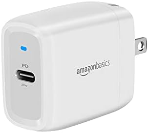 Amazon Basics 65 W Ga N USB-C Wall Charger – High-Speed Power Delivery Adapter for Laptops, Tablets & Smartphones, Compact & Foldable Design for Ultimate Portability, Efficient Charging Solution in Sleek Black Finish