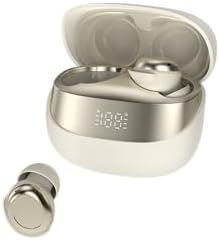 Revolutionary Waterproof Wireless Earbuds with Cutting-Edge Bluetooth 5.3 – Ultimate Noise Cancellation for Fitness Enthusiasts – 30-Hour Battery Life with Intelligent LED Display & Rapid USB-C Charging – Effortless Syncing with i OS & Android Devices