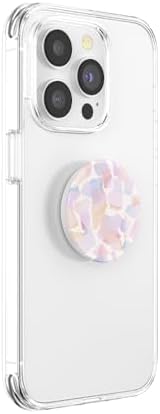 Vibrant Mag Safe Rainbow Glass Pop Socket Grip & Stand – Secure Hands-Free Kickstand for Effortless Wireless Charging and Enhanced Smartphone Functionality