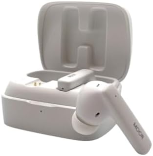 MOOR Premium Bluetooth 5.2 Wireless Earbuds with Advanced Hybrid Noise Cancellation – 30 Hours Playtime & Deep Bass for Immersive Sound – IPX5 Waterproof Design Ideal for Sports and Work – Ultra-Lightweight Comfort with Built-in Microphone for Crystal-Clear Calls – Switch Between ANC and Transparency Modes for Ultimate Audio Control