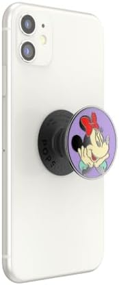 Disney Classic Mouse Pop Sockets Phone Grip with Versatile Kickstand – Ultimate Anti-Drop Phone Holder for One-Handed Use and Easy Style Switchability – Compatible with i Phone, Samsung, and Most Cases – Ideal for Wireless Charging and Everyday Convenience