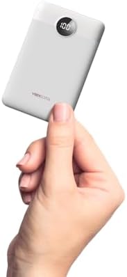 VEEKTOMX Compact 10000 m Ah Mini Power Bank – Ultra-Fast PD 22.5 W USB-C Charger for i Phone, Samsung, Google Pixel – Stylish Purple Travel Essential for On-the-Go Power and Versatile Device Compatibility