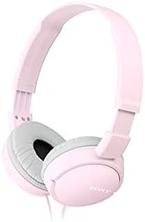 Sony MDR-ZX110-P Pink Foldable On-Ear Headphones – Lightweight Comfort with Enhanced 30 mm Dynamic Sound for Music Lovers on the Go