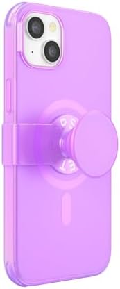 Pop Sockets i Phone 14 Pro Case with Integrated Slidable Grip & Kickstand – Pink Opalescent – Ultimate Wireless Charging Compatibility, 10 ft Drop Protection, and Easy Mag Safe Integration for Enhanced Mobile Experience
