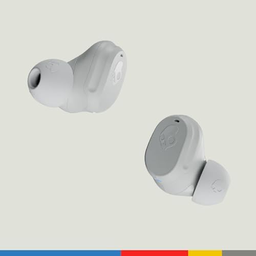 Skullcandy Mod Wireless Earbuds – Premium Bluetooth Headphones Offering 32-Hour Playtime, Advanced Noise Isolation, and Rugged Sweat & Water Resistance for Active Users – Hands-Free Mic Compatible with i Phone & Android Devices in True Black