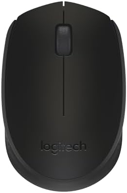 Logitech M170 Wireless Mouse – Ultra-Responsive Optical Tracking, Ambidextrous Design for All Users, 2.4 GHz USB Mini Receiver, 12-Month Battery Life, Perfect for PC, Mac & Laptop – Elevate Your Productivity with Seamless Wireless Freedom
