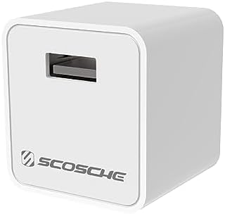 Scosche HPDC60 Powervolt 60 W USB Type-C Wall Quick Charger – Ultra-Fast Power Delivery 3.0 Adapter for Phones, Tablets & More – Compact Travel-Friendly Design in White – Reliable Overcharge Protection & Universal Compatibility