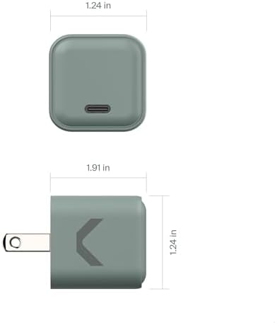 Core 65 W Ga N Fast Charger – Dual USB-C & USB-A Power Adapter for Ultimate Device Compatibility, Rapid Charging for Mac Book, i Phone 16/15/14/13/12/11, i Pad, Galaxy S24/S23 Ultra, and USB-C Laptops – Travel-Friendly Design for On-the-Go Charging Solutions