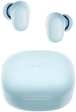 Xiaomi Redmi Buds 6 Play – High-Performance Wireless Earbuds with 10 mm Dynamic Drivers for Rich Sound, Advanced AI Noise Cancellation for Clear Calls, and Bluetooth 5.4 for Seamless Connectivity – Enjoy Up to 36 Hours of Playtime for Non-Stop Entertainment – Stylish Blue Finish Perfect for Any Occasion – Global Compatibility for Effortless Use with All Devices
