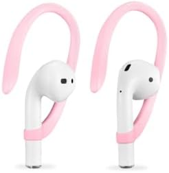 Secure Pink Anti-Slip Ear Hooks for Apple Air Pods – Ultimate Comfort & Stability for Generations 1-4 and Pro Models – Ideal for Active Lifestyles and Sports Enthusiasts Seeking a Stylish, Reliable Fit During Workouts and Daily Activities