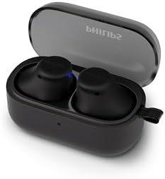 Philips TAT3519 Premium True Wireless Earbuds – Bluetooth 5.3 Noise-Canceling Headphones with Deep Bass, 24-Hour Battery, and Crystal-Clear Call Quality – Ideal for Audiophiles and Active Lifestyles with Fast Charging and IPX4 Water Resistance