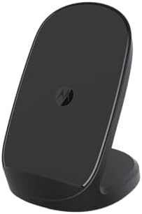 Motorola Turbo Power 15 W Qi Wireless Charging Stand with 33 W Fast Charger & USB-C Cable for Moto G Power 2024/2025, Edge Series, & Razr Models – Ultimate Charging Kit for Enhanced Performance and Compatibility