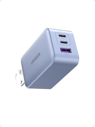 UGREEN 65 W Ga N USB-C Charger Block – Genshin Impact Limited Edition | Triple-Port Fast Charging Adapter for Mac Book Pro, Dell XPS, i Phone 15/16, i Pad Pro, Galaxy S25 | Compact Power Hub for Gamers and Professionals