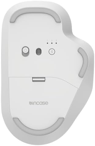 Elevate Your Productivity with the Incase Bluetooth Ergonomic Mouse by Microsoft – Multi-Device Connection, 15-Month Battery Life, Precision Tracking, and Comfortable Thumb Rest in Elegant Pastel Blue – Perfect for PCs and Laptops!